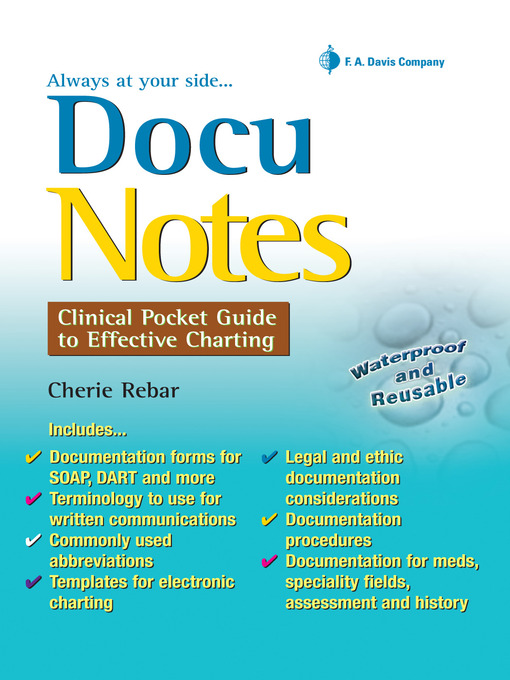 Title details for DocuNotes by Cherie Rebar - Available